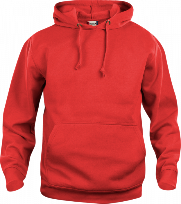 Clique - Basic Cotton Hoodie - Rosso