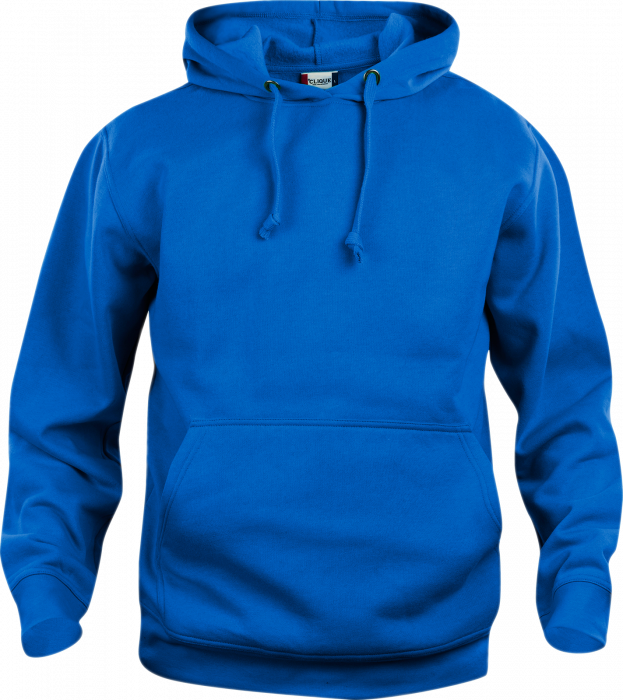 Clique - Basic Cotton Hoodie - Koninklijk blauw