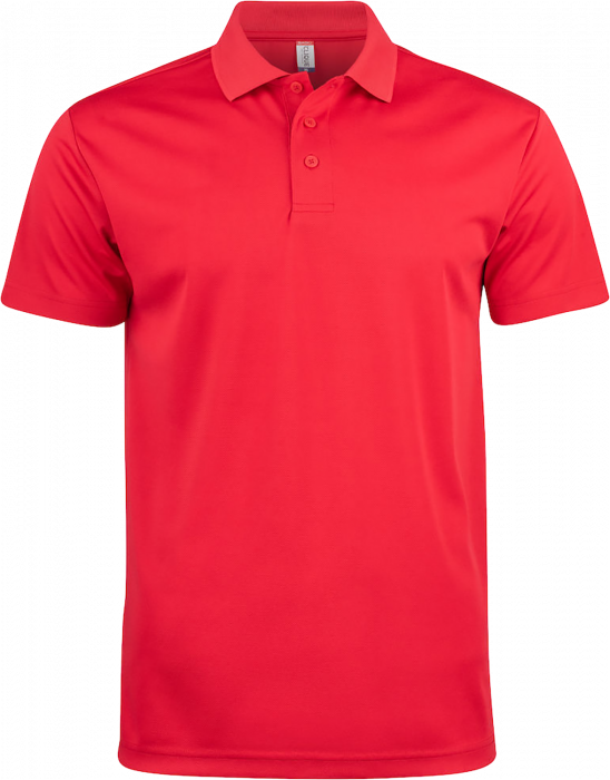 Clique - Basic Active Polo-Shirt - Rouge
