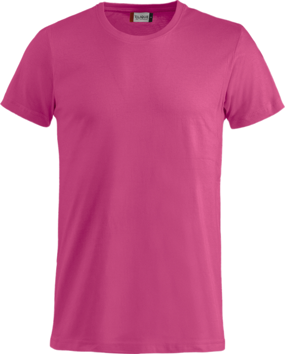 Clique - Basic Cotton T-Shirt - Lys Cerise