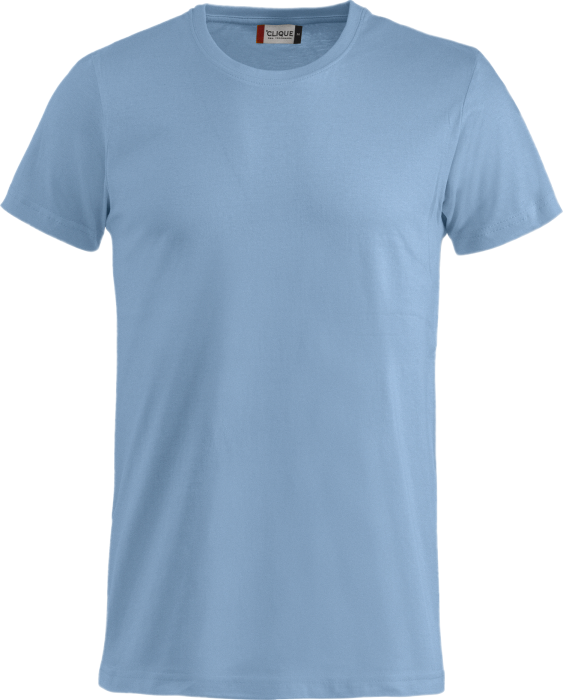 Clique - Basic Cotton T-Shirt - Lichtblauw