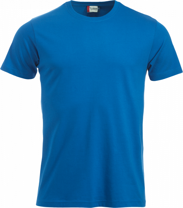 Clique - Klassisk Bomulds T-Shirt - Royal blå