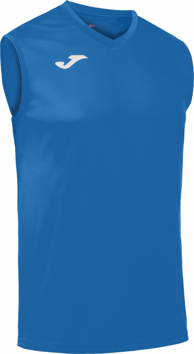 Joma - Combi Sleeveless Shirt - Królewski błękit & biały
