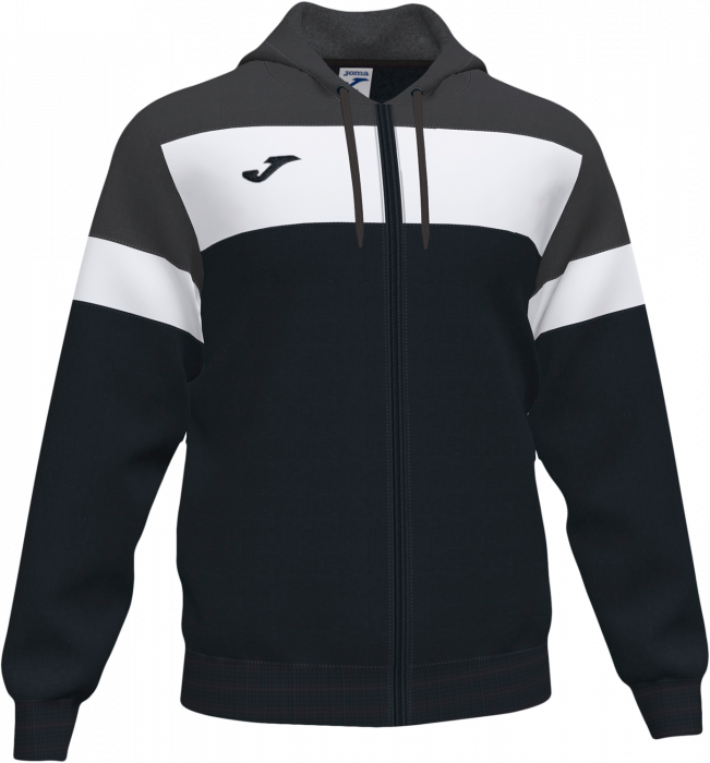 Joma - Crew Iv Sweatshirt With Zip - Noir & gris