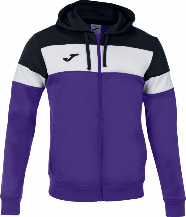 Joma - Crew Iv Sweatshirt With Zip - Szkarłat & czarny