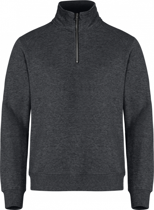 Clique - Basic Half-Zip - Anthracite Melange