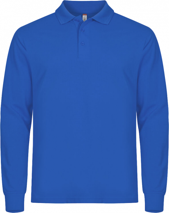 Clique - Manhattan Polo Longsleeve - Koninklijk blauw