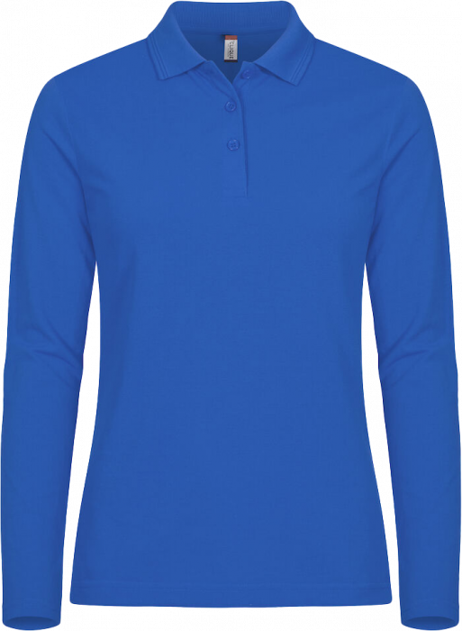 Clique - Manhattan Polo Longsleeve Women - Azul real