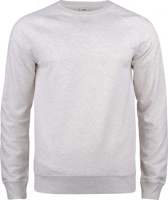 Clique - Økologisk Sweatshirt Med Rund Hals - Natur farvet