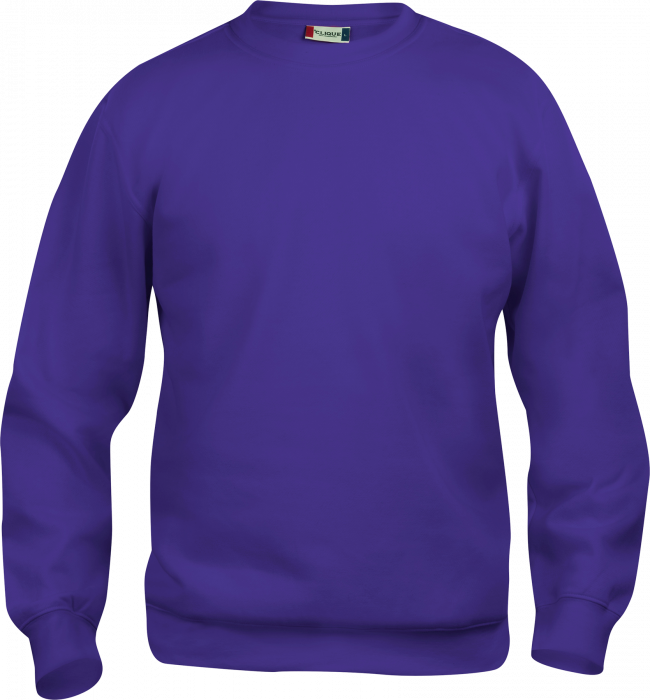 Clique - Cotton Sweatshirt - Strong Purple