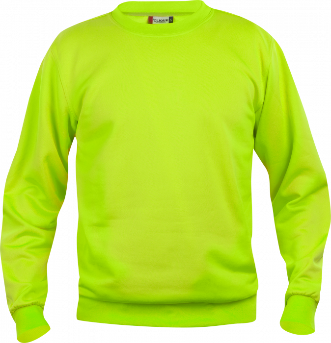 Clique - Cotton Sweatshirt - Visibility Green