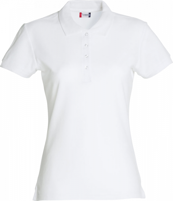 Clique - Basic Polo Ladies - Weiß