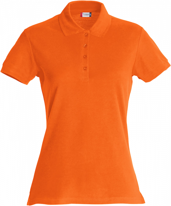 Clique - Basic Polo Ladies - Blood Orange