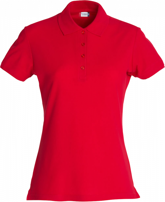 Clique - Basic Polo Ladies - Rojo