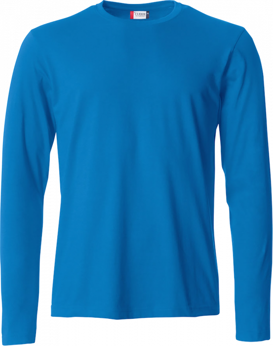 Clique - Langærmet T-Shirt - Royal blå