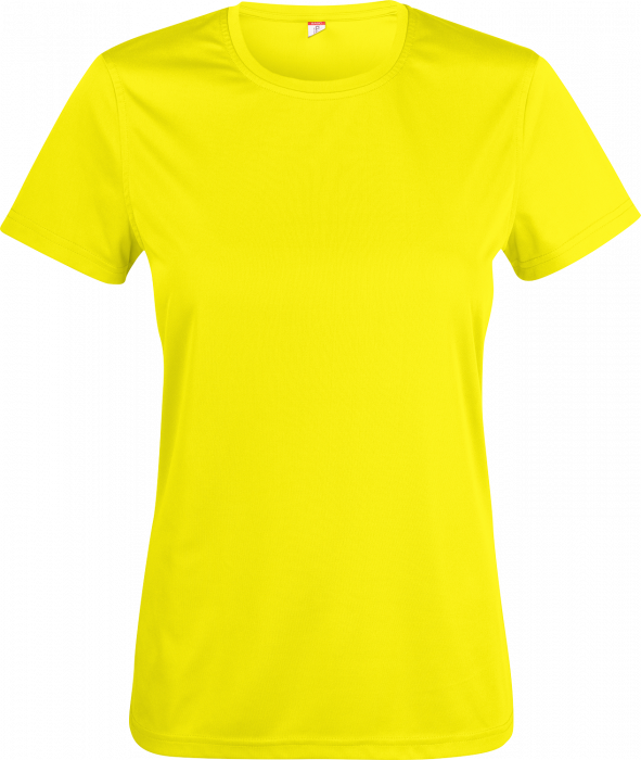 Clique - Active Sports T-Shirt Polyester Woman - Giallo