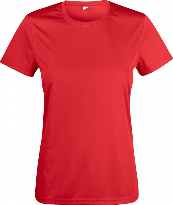 Clique - Active Sports T-Shirt Polyester Woman - Röd
