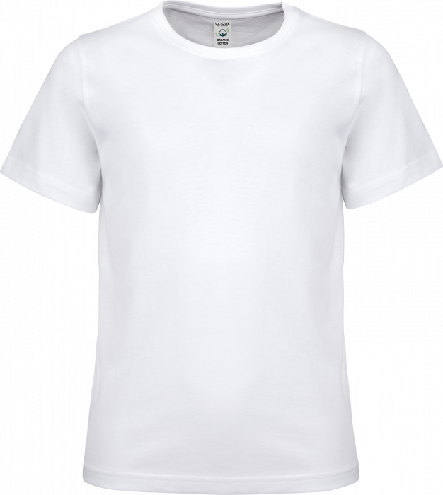 Clique - Organic Kids' T-Shirt - Branco