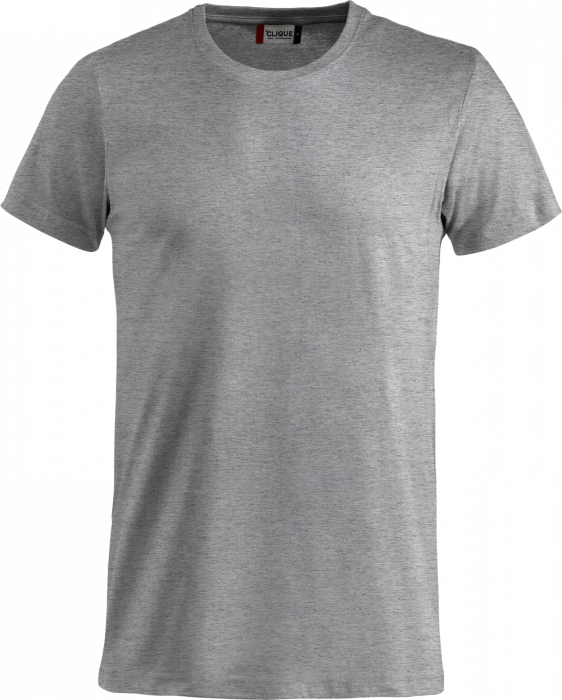 Clique - Basic Bomulds T-Shirt - Grå