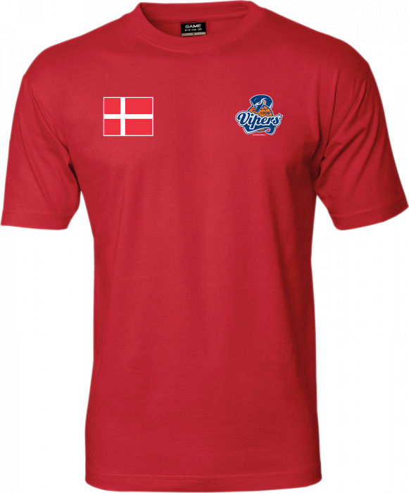 ID - Vipers Denmark Shirt - Czerwony