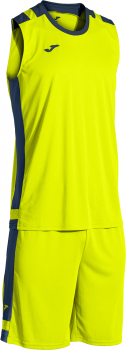Joma - Lider Basketball Set - Lime Yellow & bleu marine