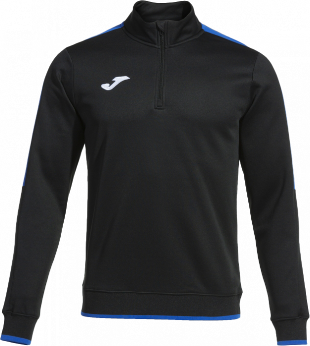 Joma - Olimpiada Half Zip Top - Black & royal blue