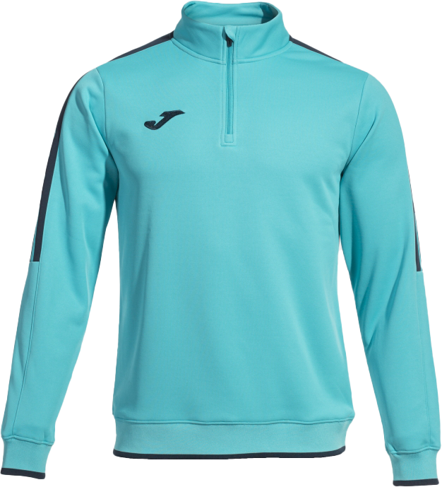 Joma - Olimpiada Half Zip Top - Turkusowy & czarny