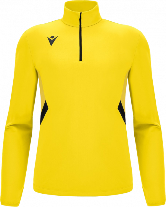 Macron - Piave Half Zip Top - Yellow & black