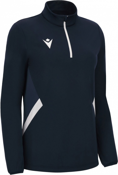 Macron - Maira Half Zip Top Women - Navy & white