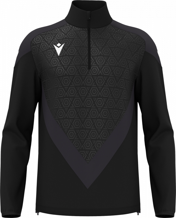 Macron - Anduin Training Top W. Half-Zip - Black & gris oscuro