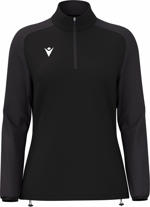 Macron - Lena Traning Top Half Zip Women - Black & dark grey