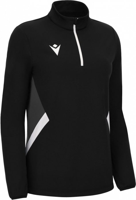 Macron - Maira Half Zip Top Women - Black & white