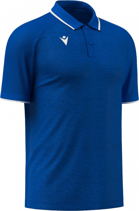 Macron - Aulos Polo - Royal Blue & white