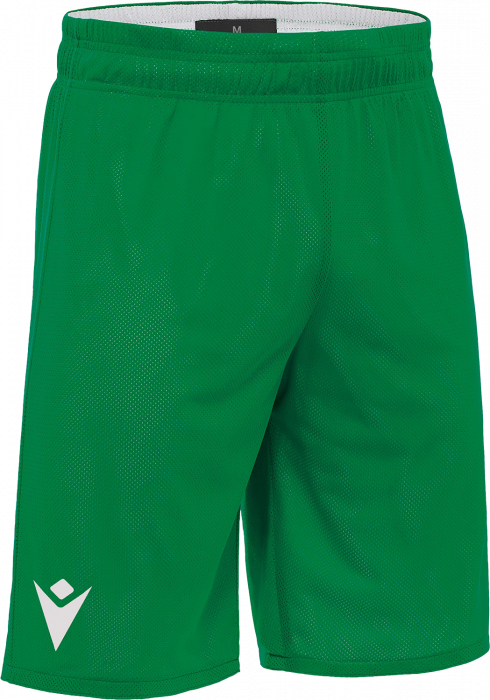 Macron - Denver Hero Reversible Basketball Shorts - Green & white