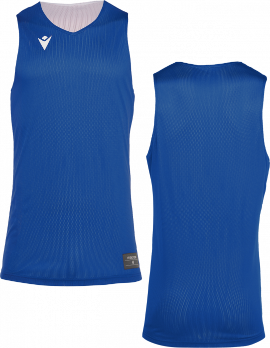 Macron - Propane Reversible Basketball Jersey - Royal Blue & white