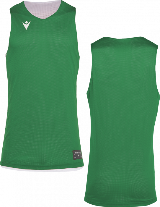 Macron - Propane Venbar Basketballtrøje - Grøn & white