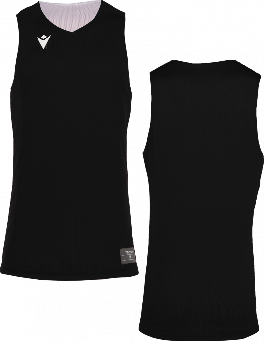 Macron - Propane Reversible Basketball Jersey - Black & white