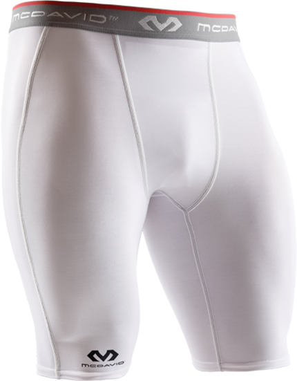 McDavid - Compression Shorts - White & grey