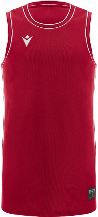 Macron - Plutonium Basketball Jersey - Red & white