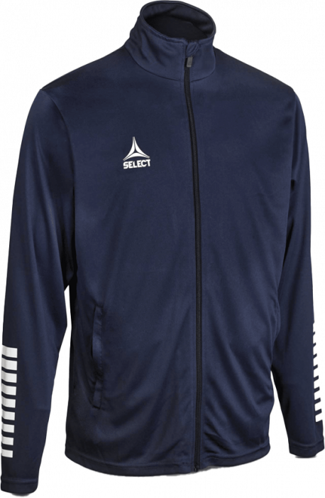 Select - Pisa Training Zip Jacket - Marinblå & vit