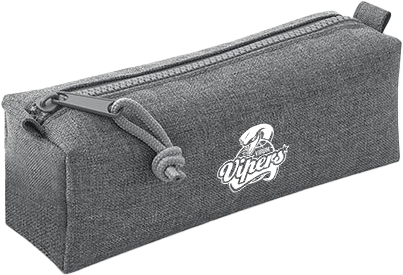 Quadra/Bagbase - Vipers Pencil Case - Grey Marl