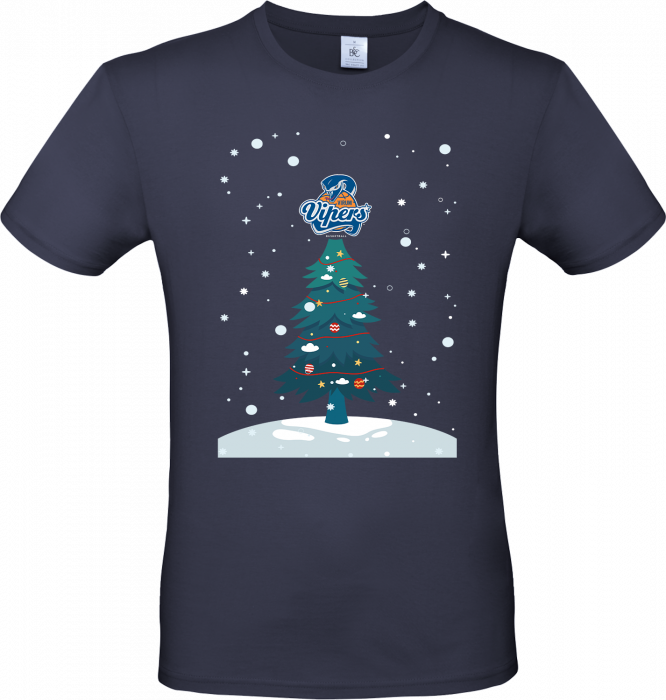 B&C - Vieprs Christmas T-Shirt Adults - Navy